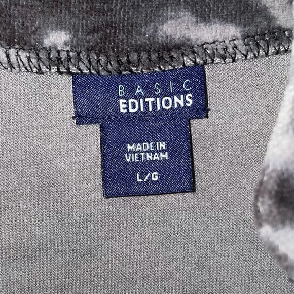 Basic Edition Vest Ohio State Buckeye Full Zip Fleece Cheetah Print Mock-neck - Picture 3 of 4